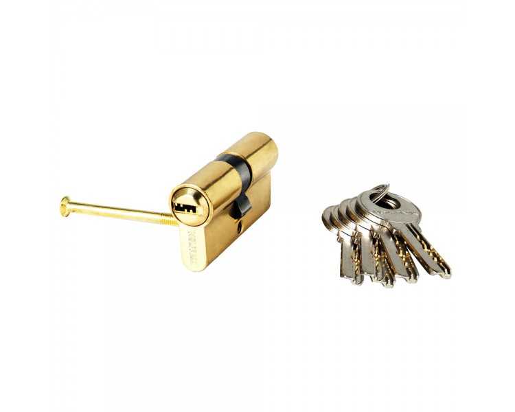 Cilindro Wolfpack Seguridad 35x35/15,0 Latonado 5 Llaves