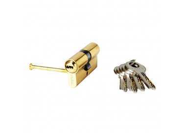 Cilindro Wolfpack Seguridad 35x35/15,0 Latonado 5 Llaves