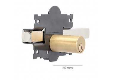 Cerrojo B-1 llave y pulsador pasador de 161mm cilindro redondo de 50mm