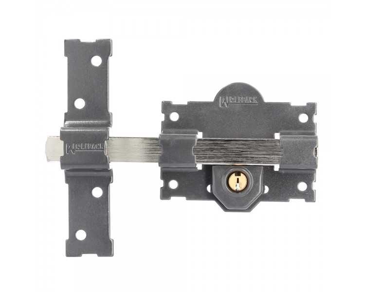 Cerrojo b-2 llave 2 lados pasador de 183mm cilindro redondo de 50mm