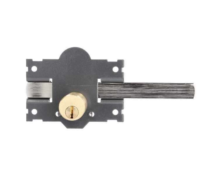 Cerrojo b-2 llave 2 lados pasador de 183mm cilindro redondo de 50mm