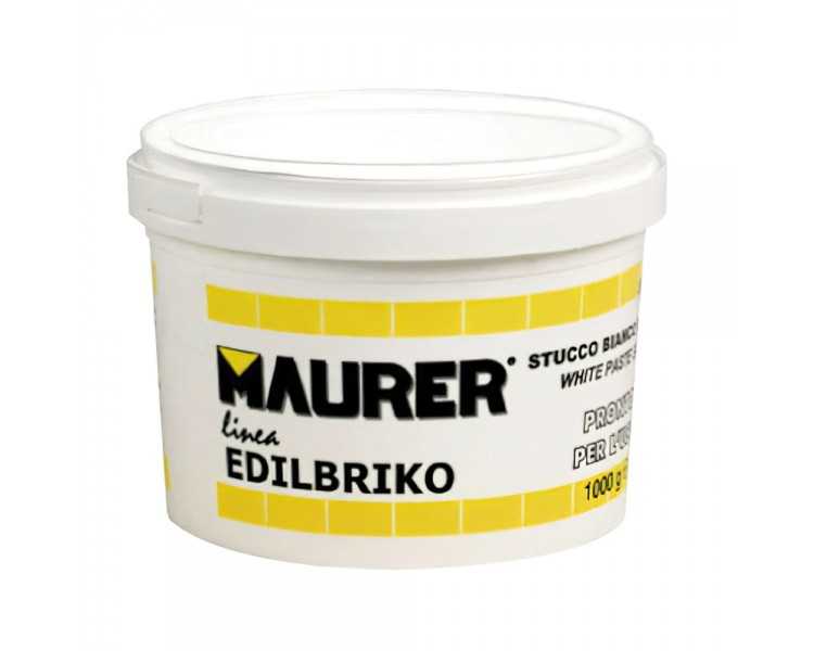 Edil Masilla Plastica Blanca Maurer (Tarrrina 1,0 kilo)