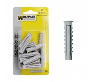 Taco Nylon  SN    12 mm. (6 Piezas)