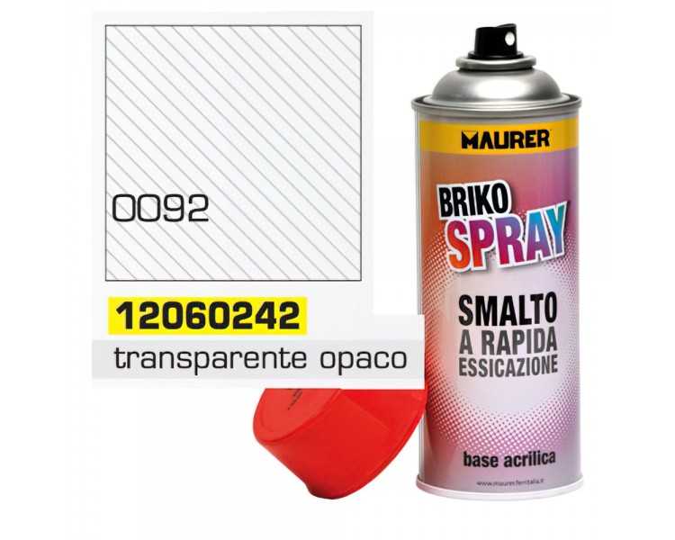 Spray Pintura Transparente Opaco Mate 400 ml.