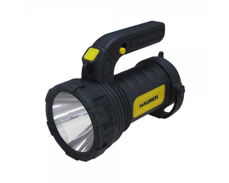 Linterna LED De Mano Multifunción Con Asa A Pilas (3 AA) 200 Lumenes 3 Posiciones