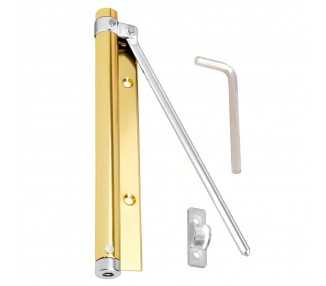 Muelle Puerta Wolfpack Aluminio Anodizado Dorado (Blister 1 Pieza)
