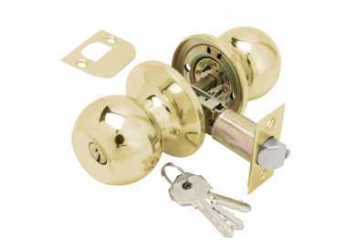 Pomo Puerta Wolfpack Con Llave Latonado