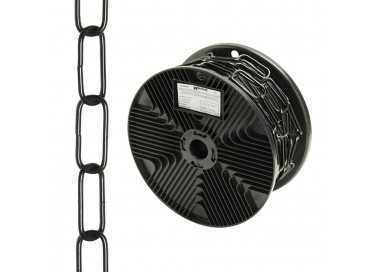 Cadena Decorativa Lisa Negra 3,4x43 mm. Rollo 20 metros