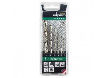 Estuche Brocas Alpen Cobalto  6 Piezas