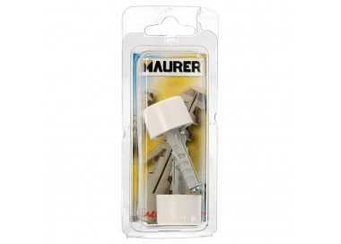 Tope Puerta Con Taco Nylon Blanco Blister 2 Piezas