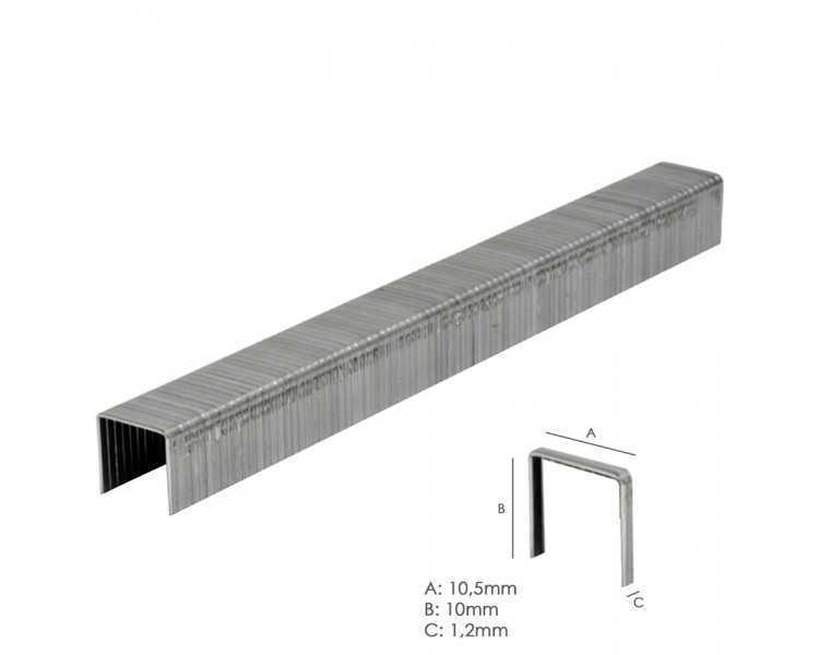 Grapa Maurer Numero 4 / 10 mm. 1.250 piezas