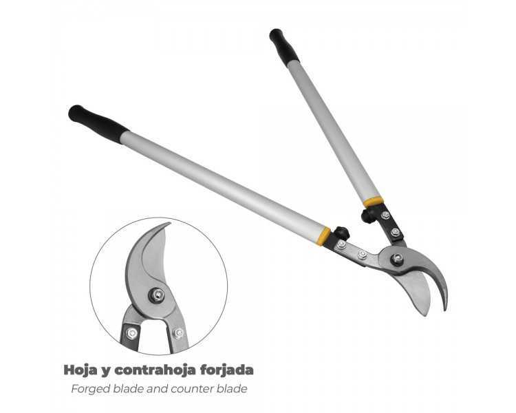 Tijeras Podar 2 Manos Profesional Forja y Alumnio 75 cm.