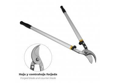 Tijeras Podar 2 Manos Profesional Forja y Alumnio 75 cm.