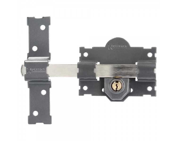 Cerrojo b-4 llave 2 lados pasador de 183mm cilindro redondo de 70mm
