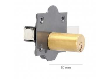 Cerrojo b-5 llave y pulsador pasador de 143mm cilindro redondo de 50mm