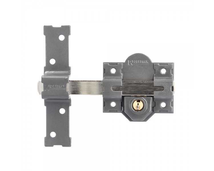 Cerrojo b-6 llave 2 lados de 165mm cilindro redondo de 50mm