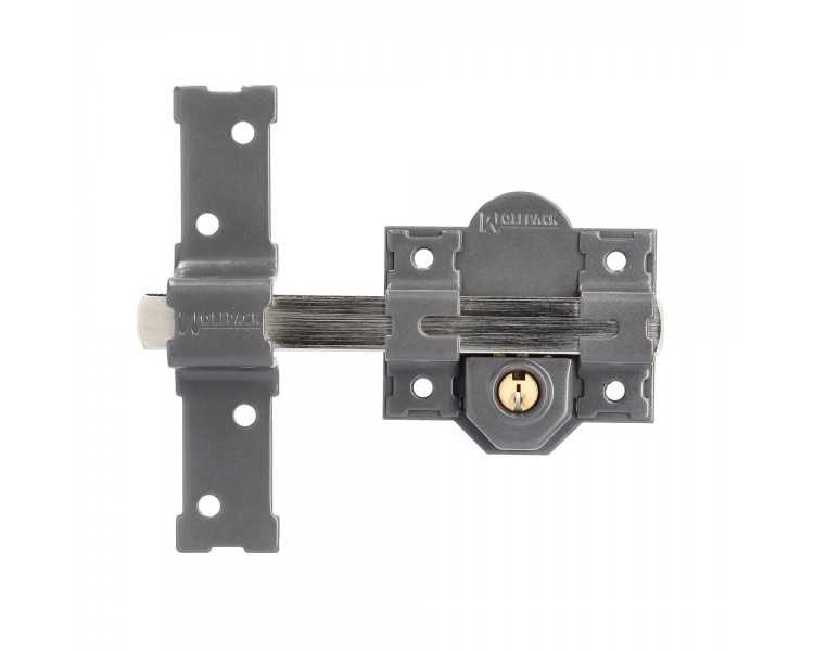 Cerrojo b-8 llave 2 lados de 165mm cilindro de pera de 50mm