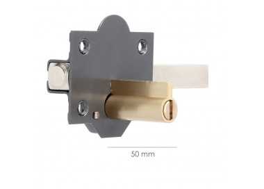 Cerrojo b-8 llave 2 lados de 165mm cilindro de pera de 50mm