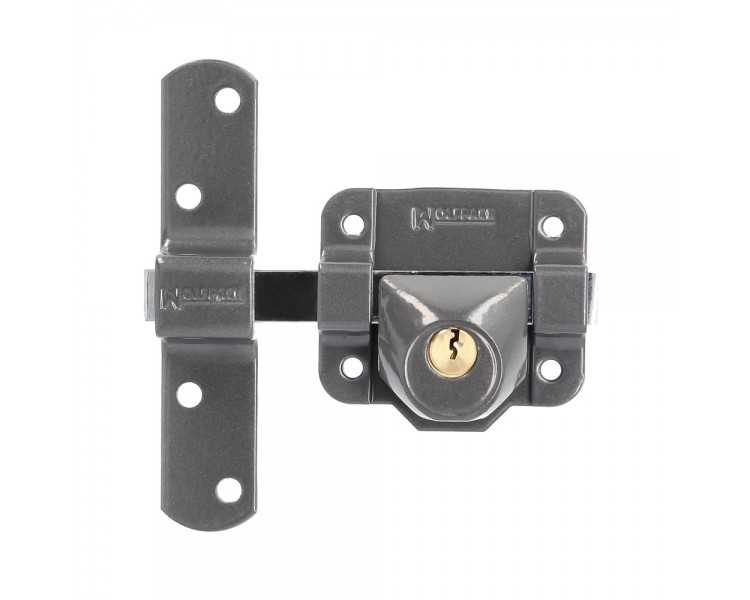 Cerrojo b-9 llave solo pasador de 140mm cilindro redondo de 40mm