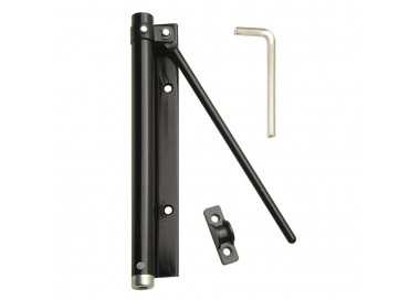 Muelle Puerta Wolfpack Aluminio Anodizado Negro (Blister 1 Pieza)