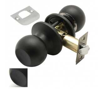 Pomo Puerta Wolfpack Sencillo Negro Para Pasillo