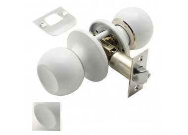 Pomo Puerta Wolfpack Sencillo Blanco Para Pasillo