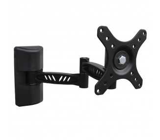 Soporte Tv Metalizado Articulado Negro 12 a 30 " Maximo 30 Kg.