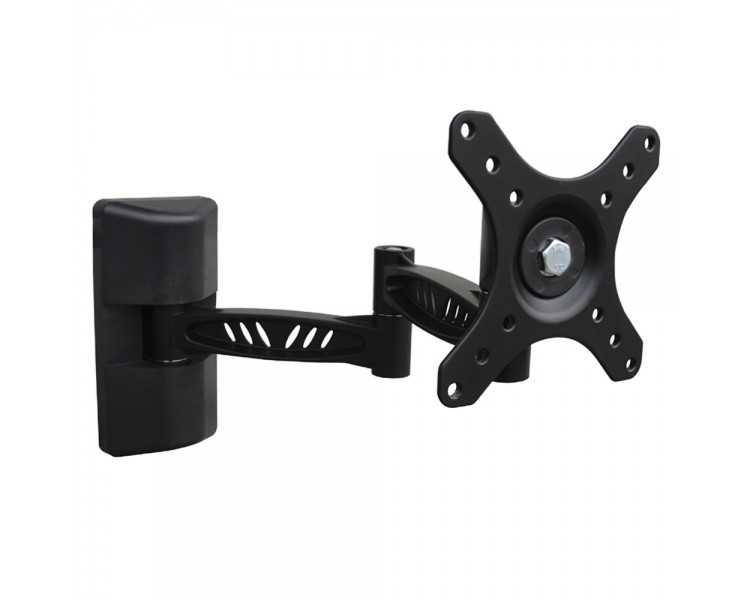 Soporte Tv Metalizado Articulado Negro 12 a 30 " Maximo 30 Kg.