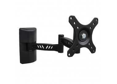 Soporte Tv Metalizado Articulado Negro 12 a 30 " Maximo 30 Kg.