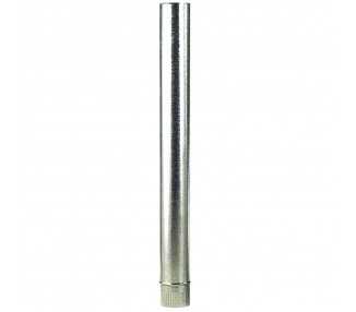 Wolfpack Tubo Estufa Acero Galvanizado Ø 100 mm, Ideal Estufas de Leña, Chimenea, Alta resistencia, Conducto Humos