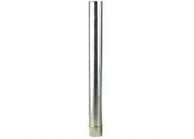 Wolfpack Tubo Estufa Acero Galvanizado Ø 110 mm, Ideal Estufas de Leña, Chimenea, Alta resistencia, Conducto Humos