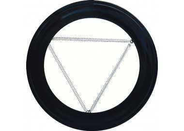 Plafón Embellecedor de Color Negro Para Estufa 110 mm.