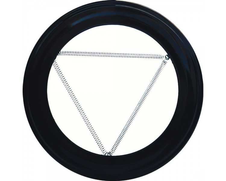 Plafón Embellecedor de Color Negro Para Estufa 200 mm.