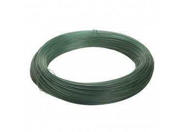 Alambre plastificado Verde Rollo 25 Kg. / Nº17
