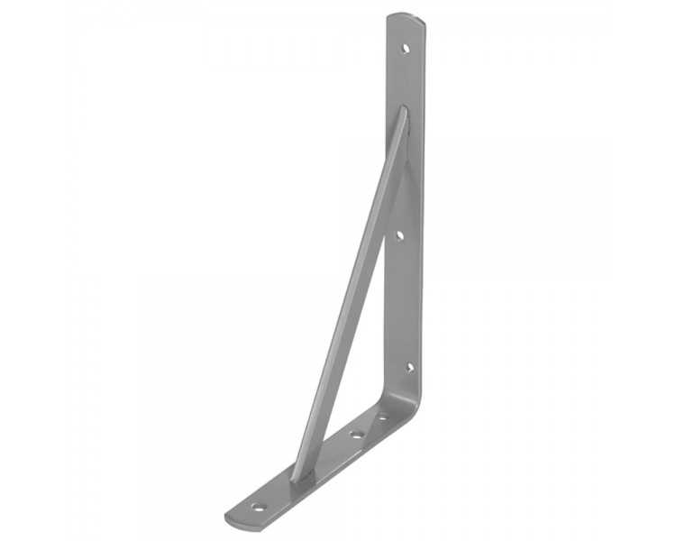 Palomilla Wolfpack Con Refuerzo Gris 500x330 mm.