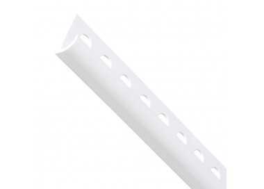 Guardacantos PVC Blanco  Barra 2,6 Metros Canto Redondo