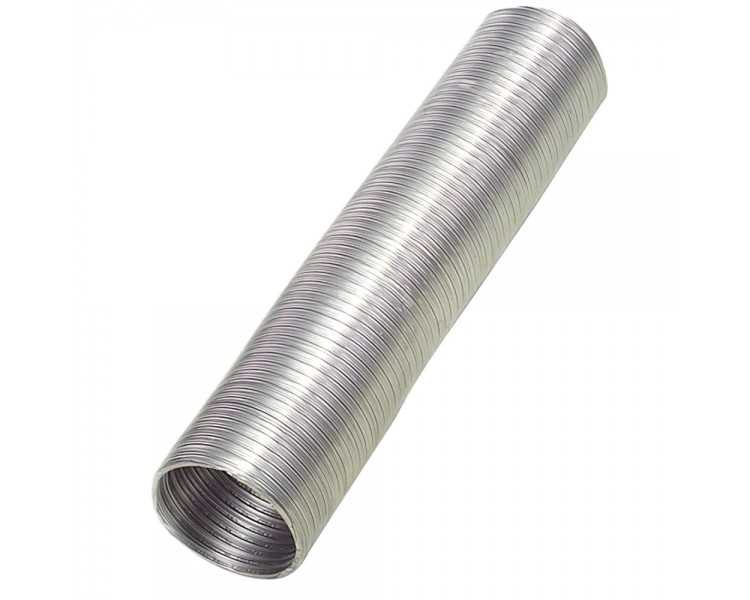 Tubo Aluminio Compacto Gris Ø 120 mm. / 5 metros