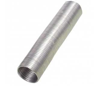 Tubo Aluminio Compacto Gris Ø 125 mm. / 5 metros