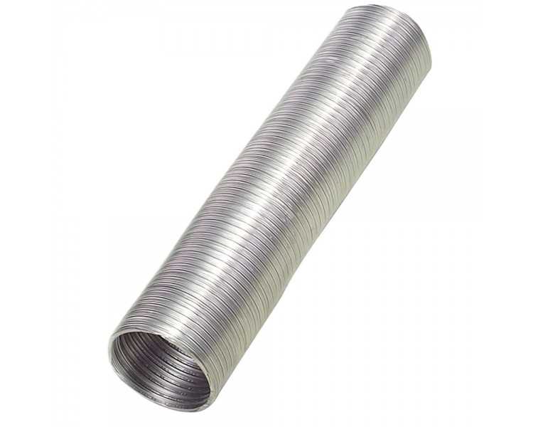 Tubo Aluminio Compacto Gris Ø 150 mm. / 5 metros