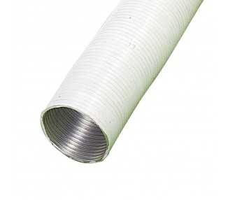 Tubo Aluminio Compacto Blanco Ø 110 mm. / 5 metros