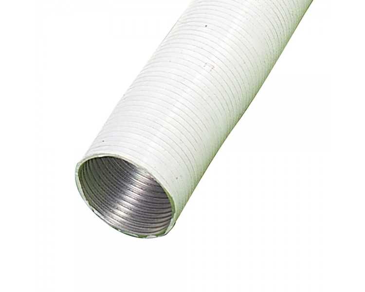 Tubo Aluminio Compacto Blanco Ø 110 mm. / 5 metros