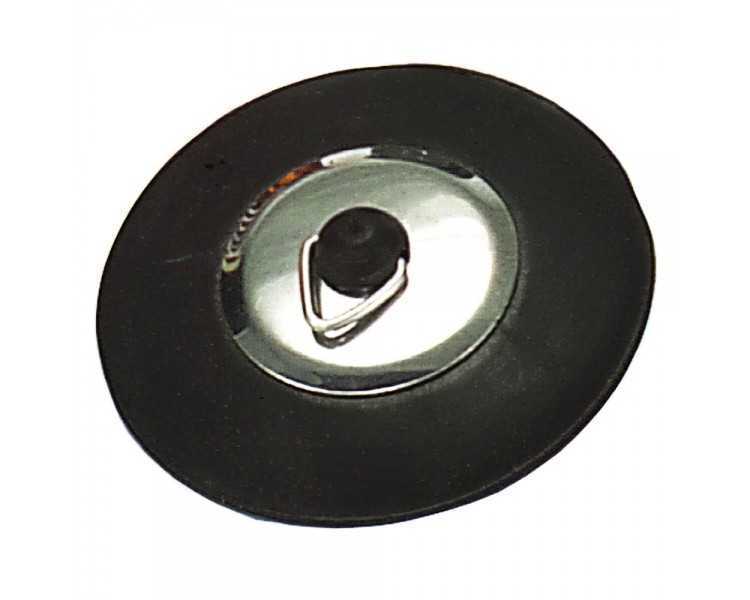 Tapon Goma Tipo Roca Con Pestaña   44 mm.
