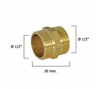 Machones Dobles Pulidos    1/2"