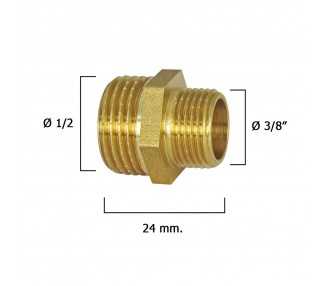 Machones Reductores Pulidos 3/8" A 1/2"