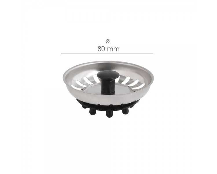 Tapon Valvula Cesta Para Fregadero, Inoxidable T-93-115 1 1/2