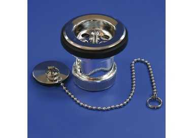 Valvula Lavabo/bide Metalizada T-61ME 1 1/4