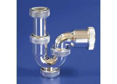 Sifon Curvo MetalizadoT-31  ME 1 1/2