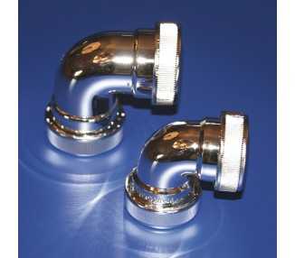 Codo Desague Metalizado T-200  ME H-H/40