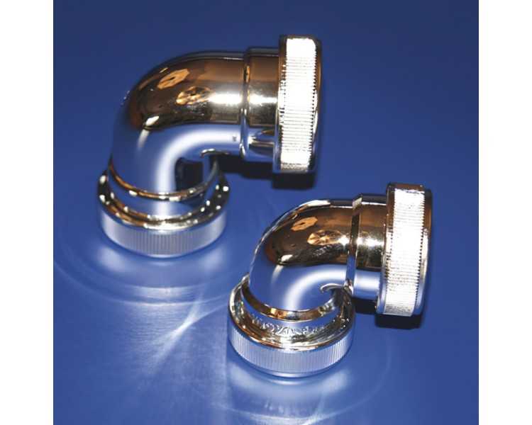 Codo Desague Metalizado T-200  ME H-H/40