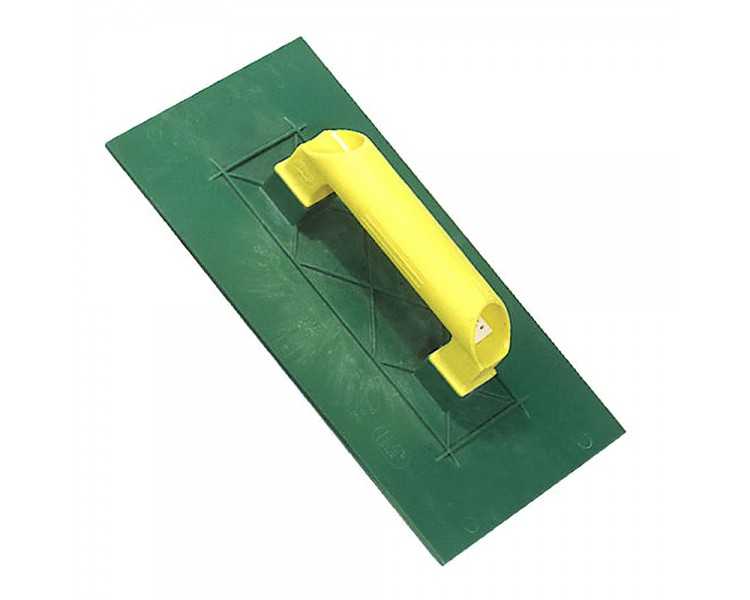 Talocha plástico Lisa 275x155 mm.amarilla